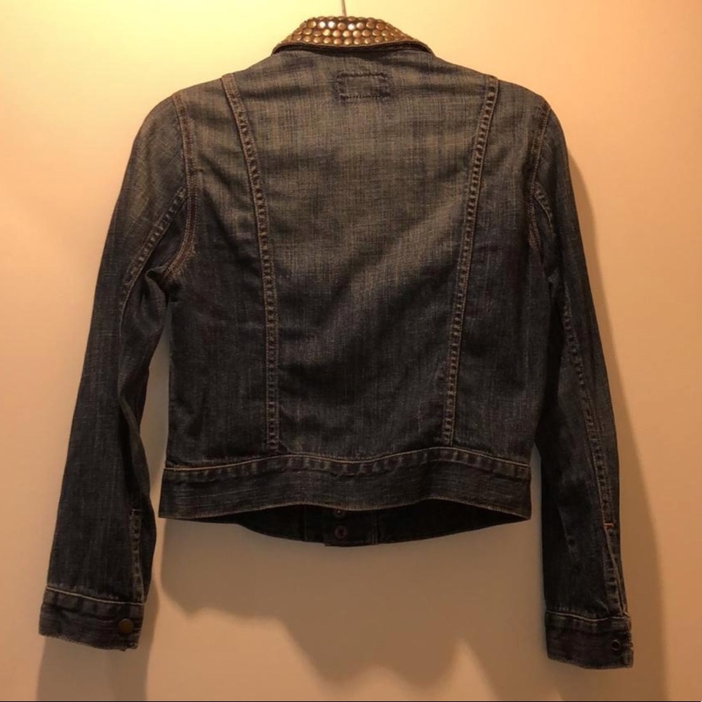 Current/Elliott Mint Condition Stud Denim Jacket - image 2